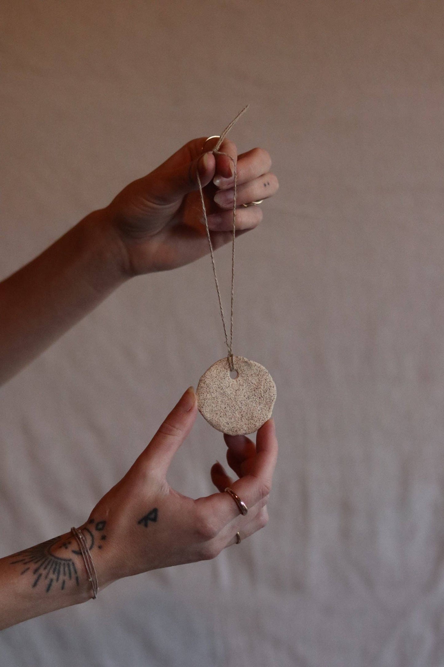 of the earth:: Gathered Earth Ornament - Disk