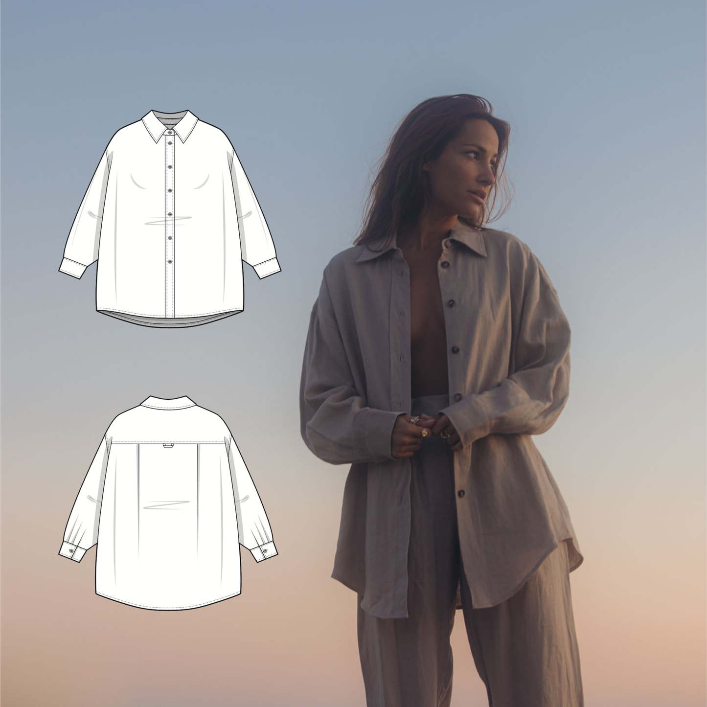 Hendriks Mila Top - Mushroom