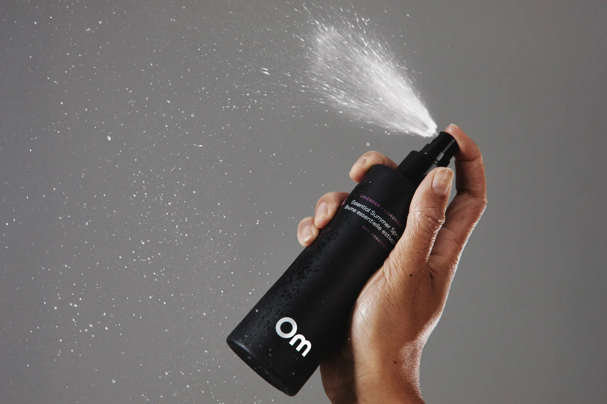 Om Organics Lavender + Lemongrass Essential Summer Spray