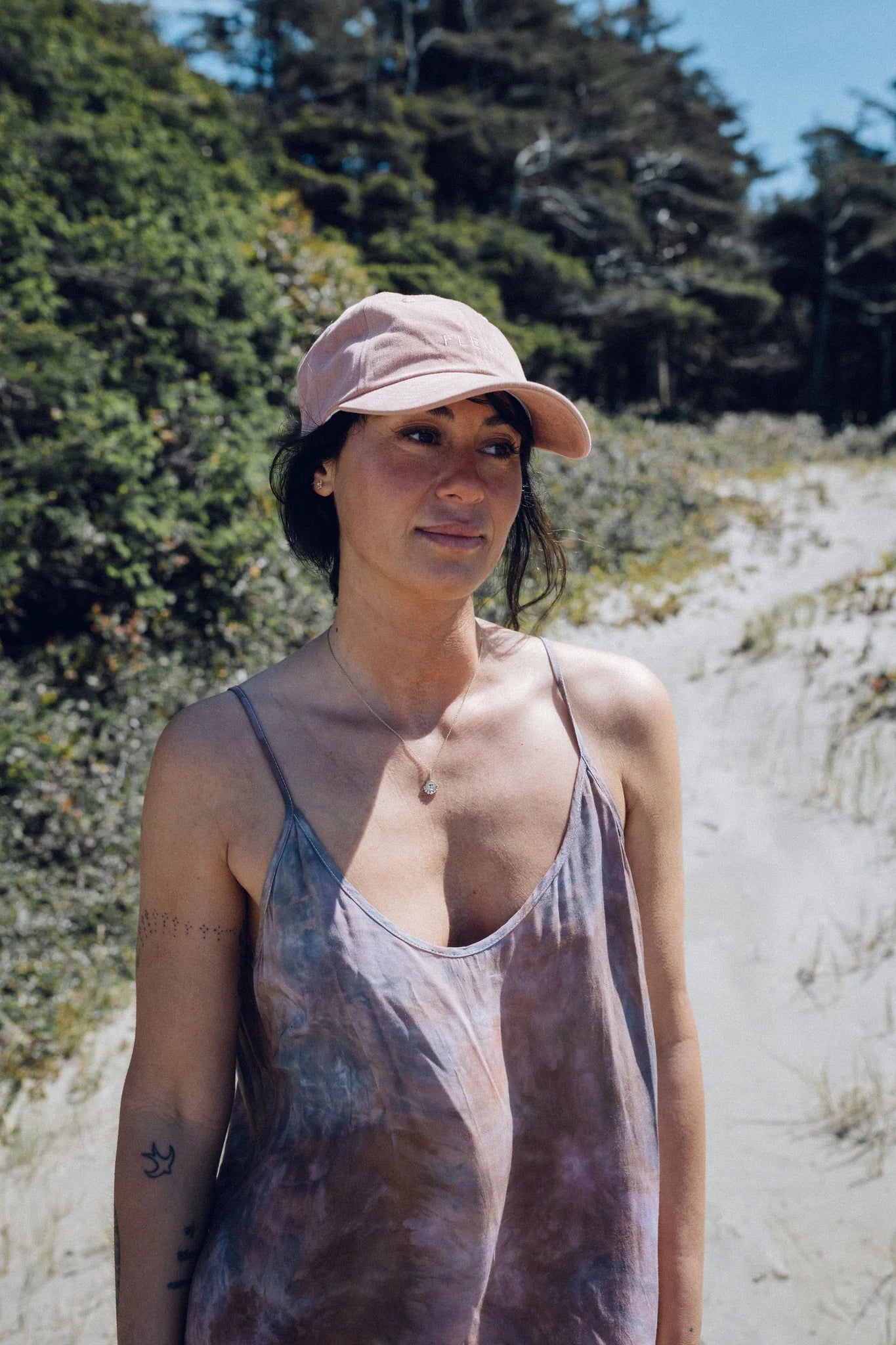 SeaDog Designs Organic Cotton Cap in Blush - Fleur