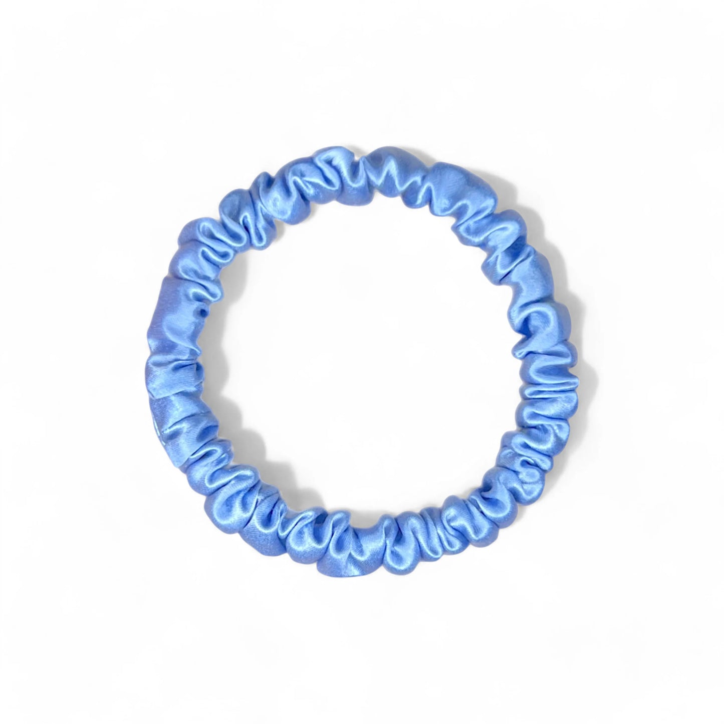 Skinny Silk Scrunchies - Various Colours