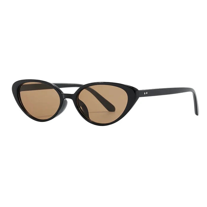 Shady Lady Lucy Sunglasses - Black/ Brown