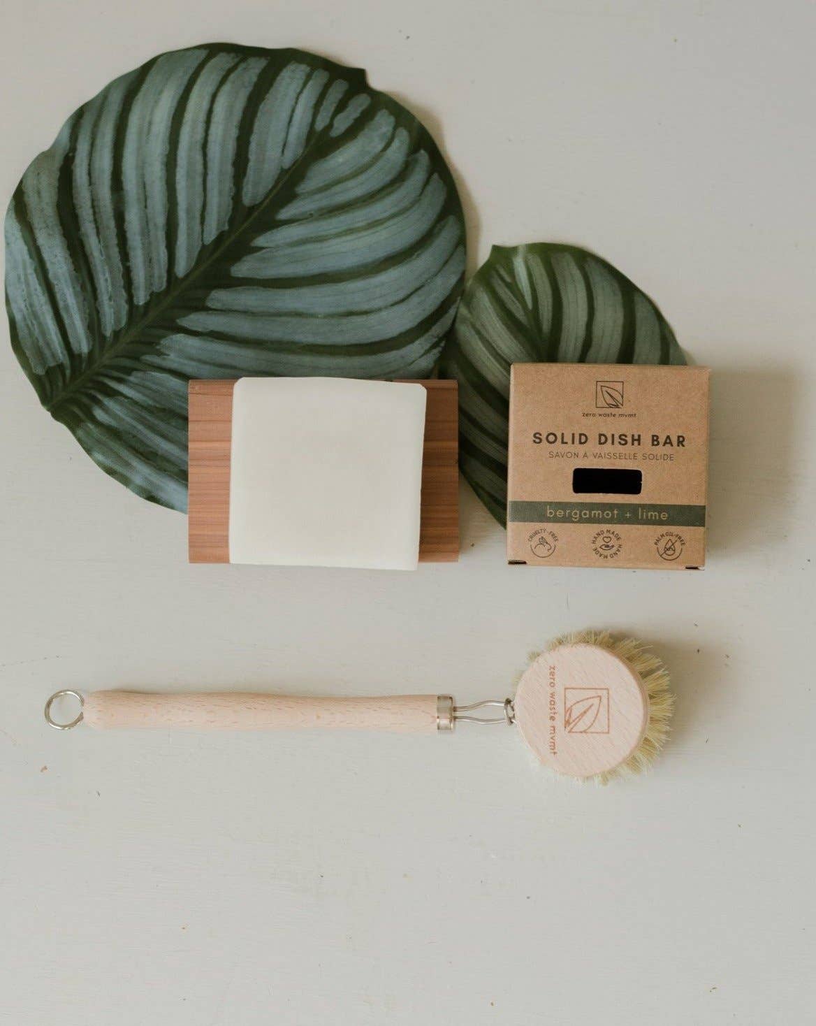 Zero Waste MVMT - Solid Dish Soap Bar - Bergamot + Lime