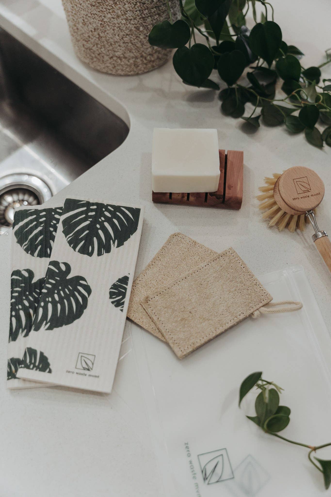 Zero Waste MVMT - 2 Pack Eco Swedish Dish Cloth