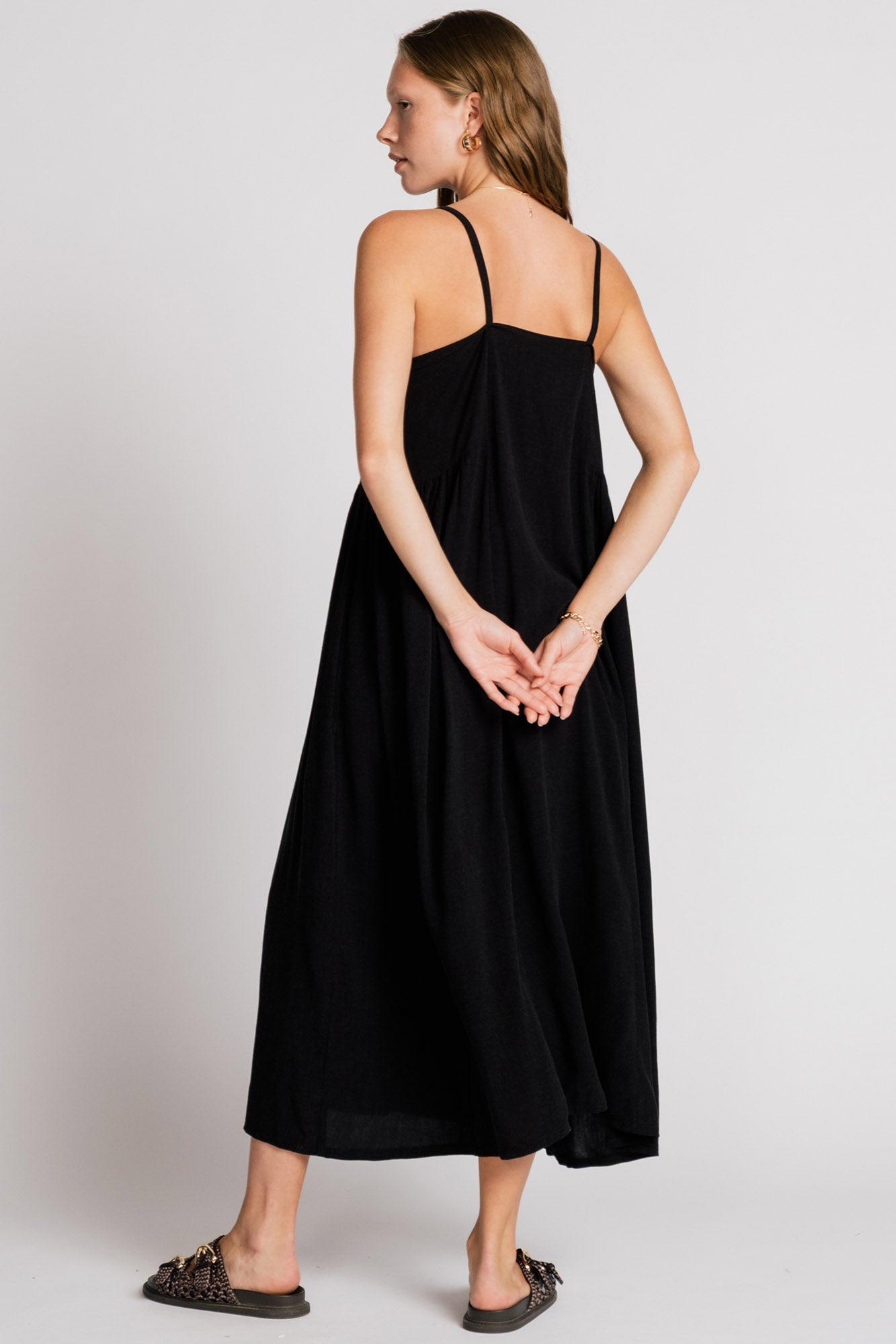 Allison Wonderland Swan Dress - Black