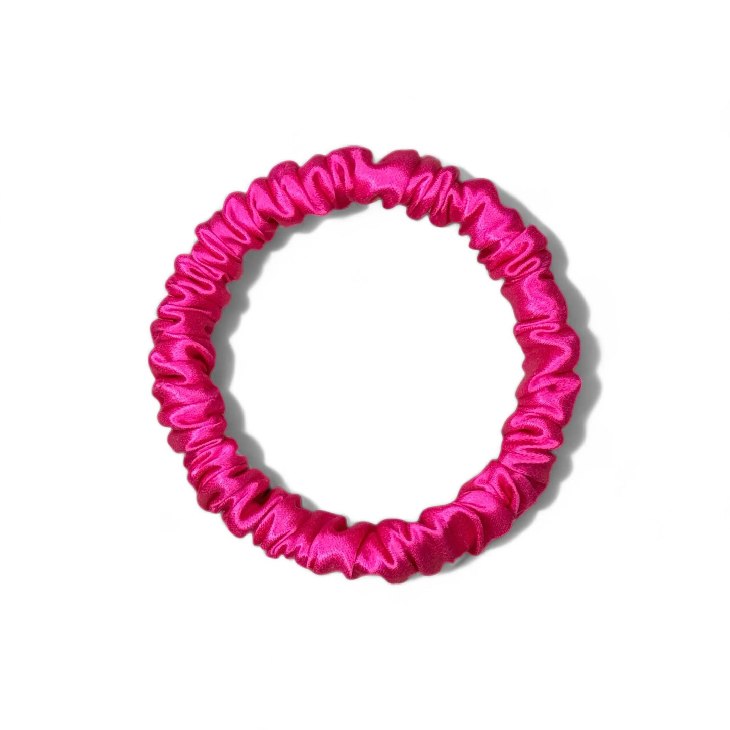 Skinny Silk Scrunchies - Various Colours