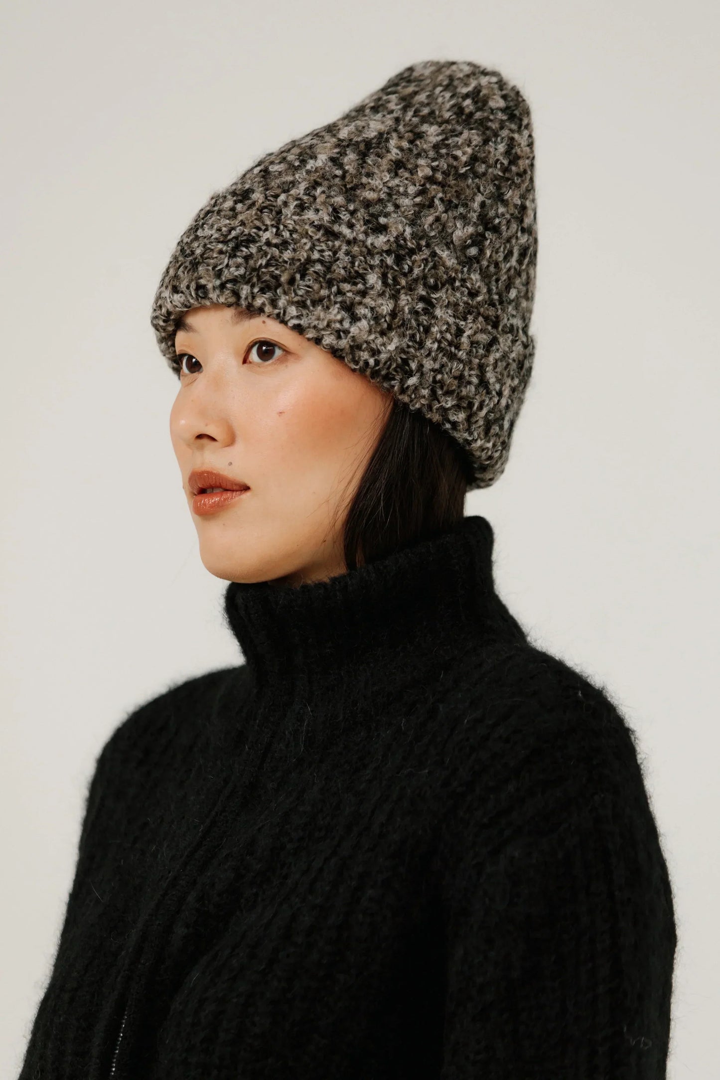Bare Knitwear Colette Boucle Beanie - Melange
