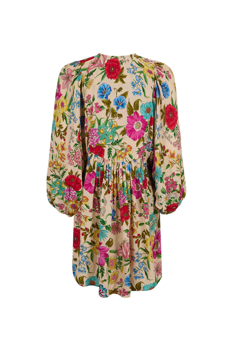 Spell Valley of the Dolls Boho Mini Dress - Opal