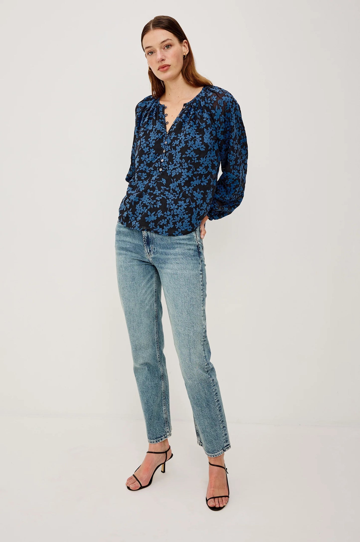 Rails Indi Top - Midnight Silhouette Floral