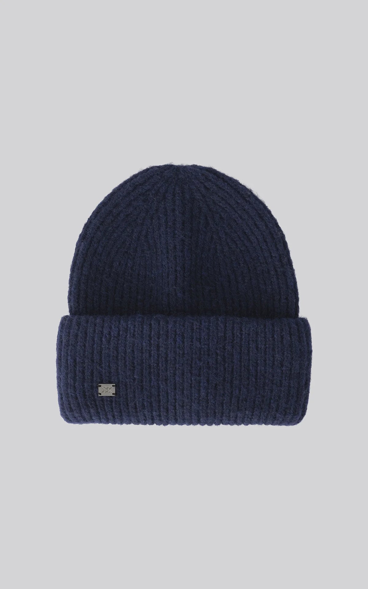 Soia & Kyo Jaya Wool Blend Rib Knit Toque - Night Blue