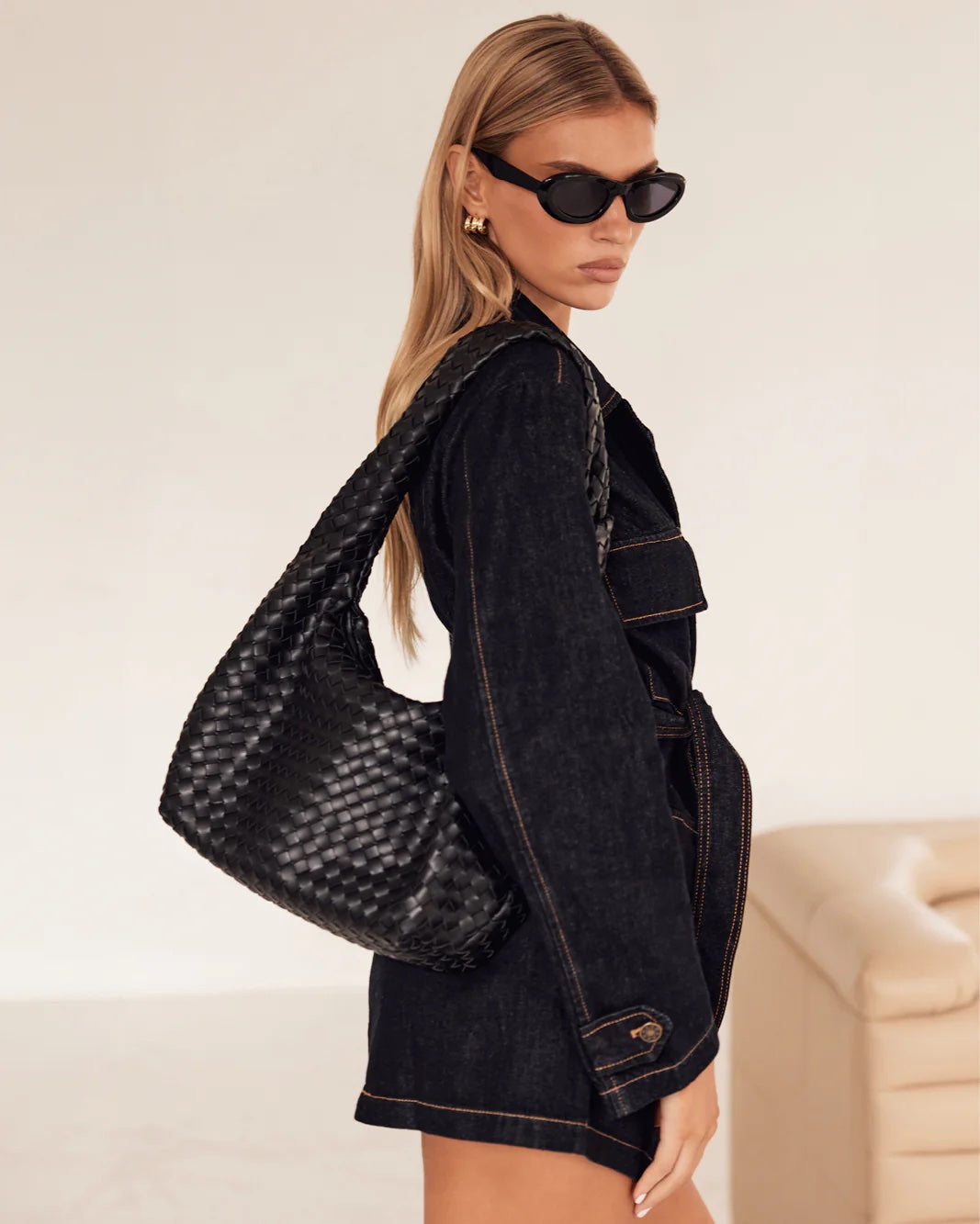 Kenya Shoulder Bag - Black