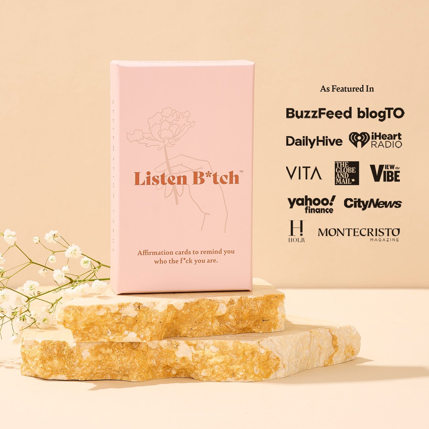 Listen B*tch Affirmation Cards