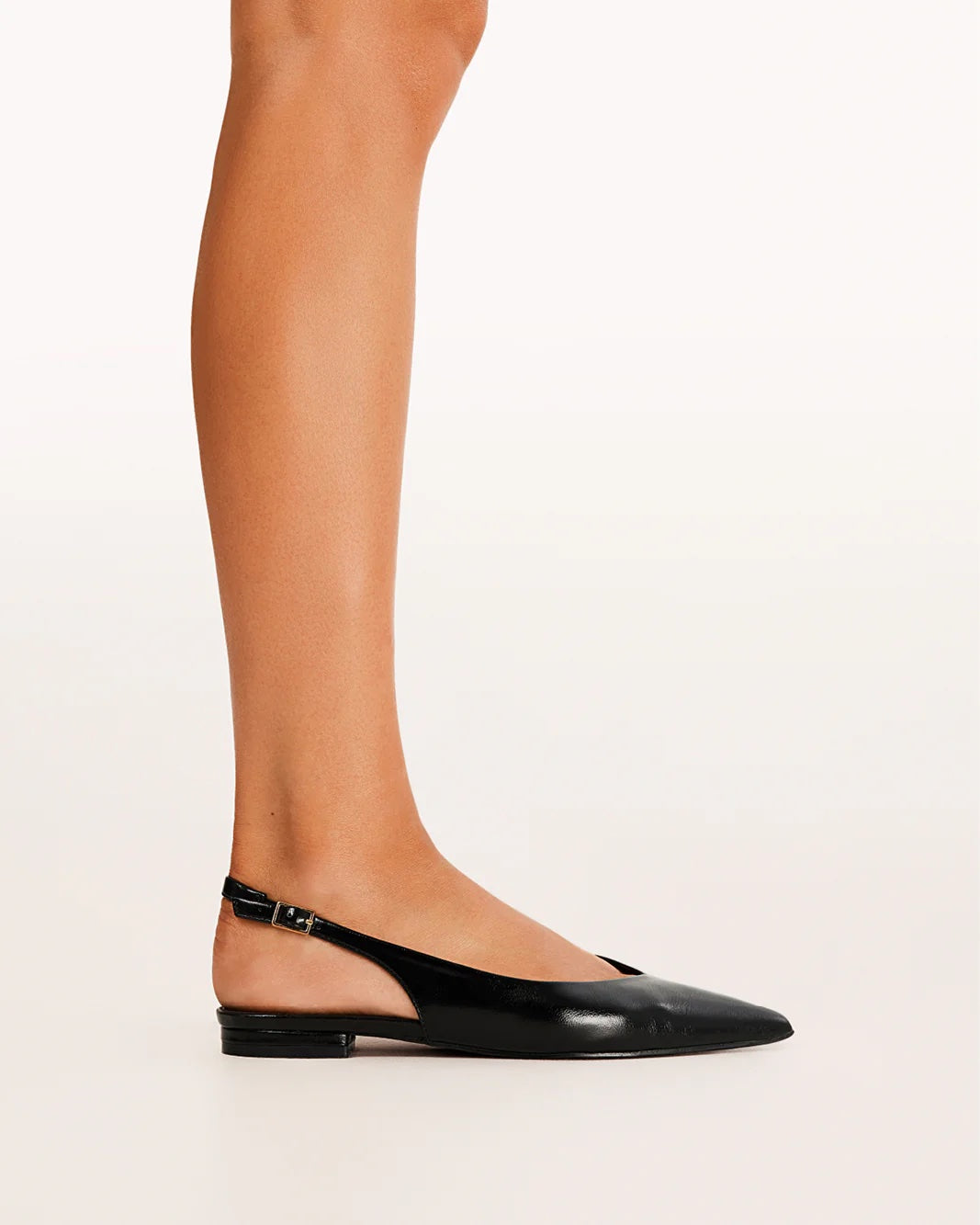 Malani Slingback - Black Shine