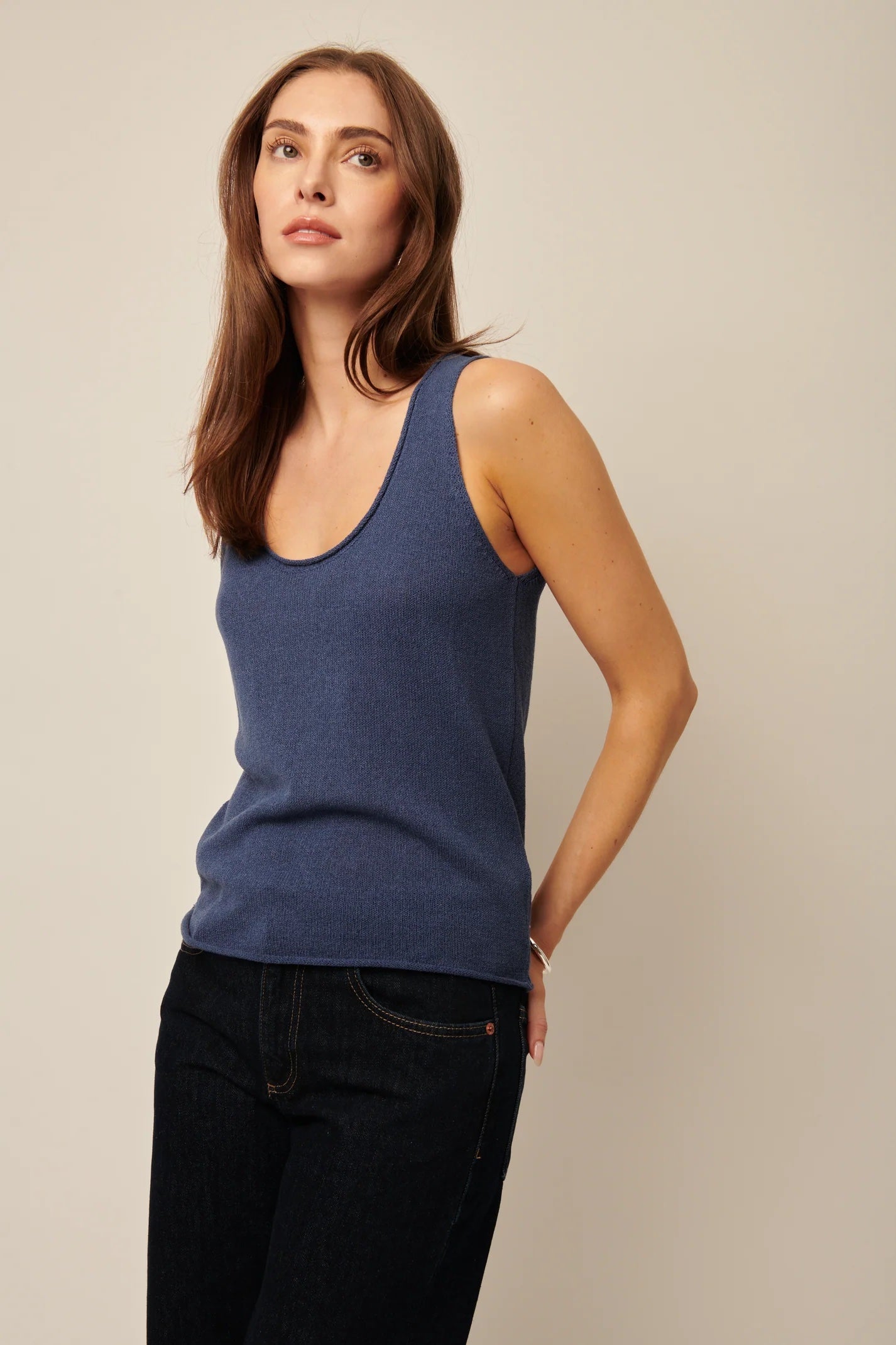 Line the Label McKena Tank - Indigo