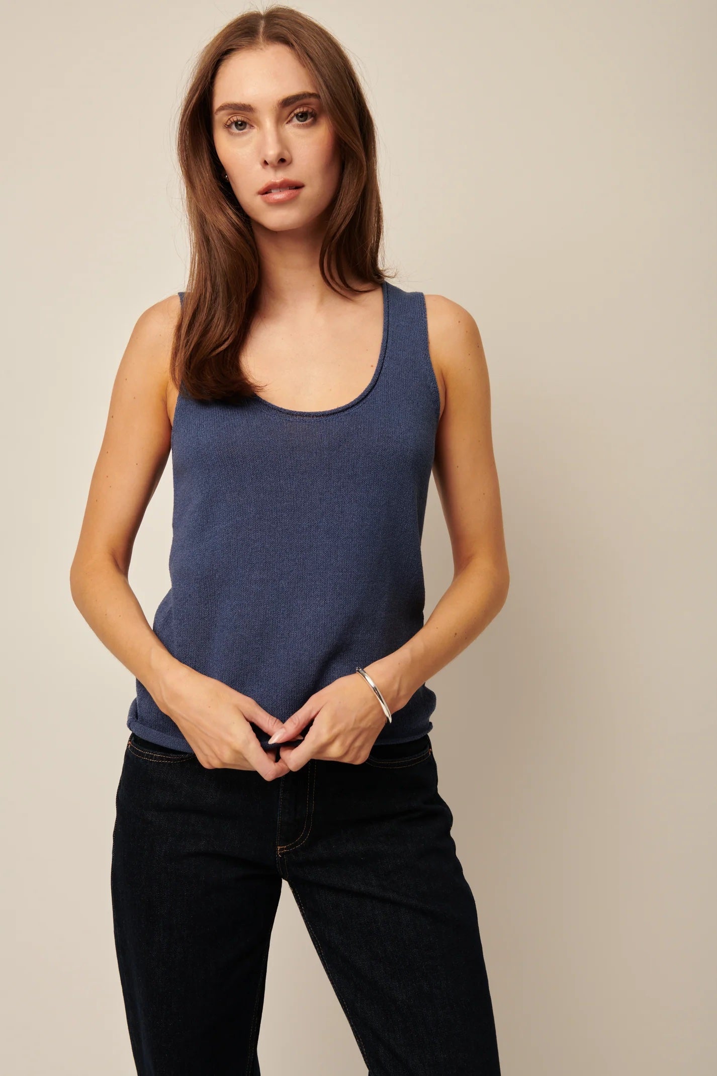 Line the Label McKena Tank - Indigo
