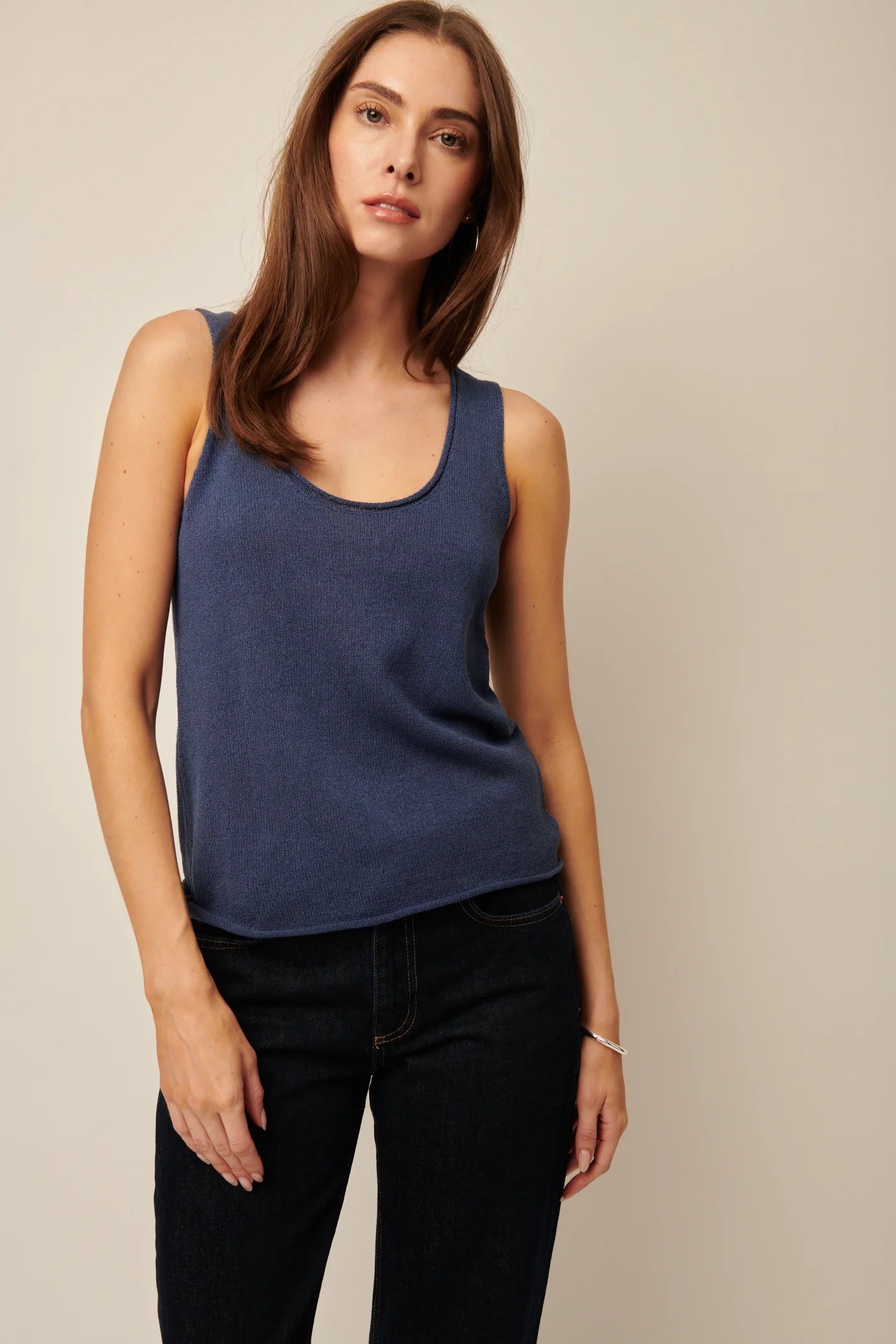 Line the Label McKena Tank - Indigo