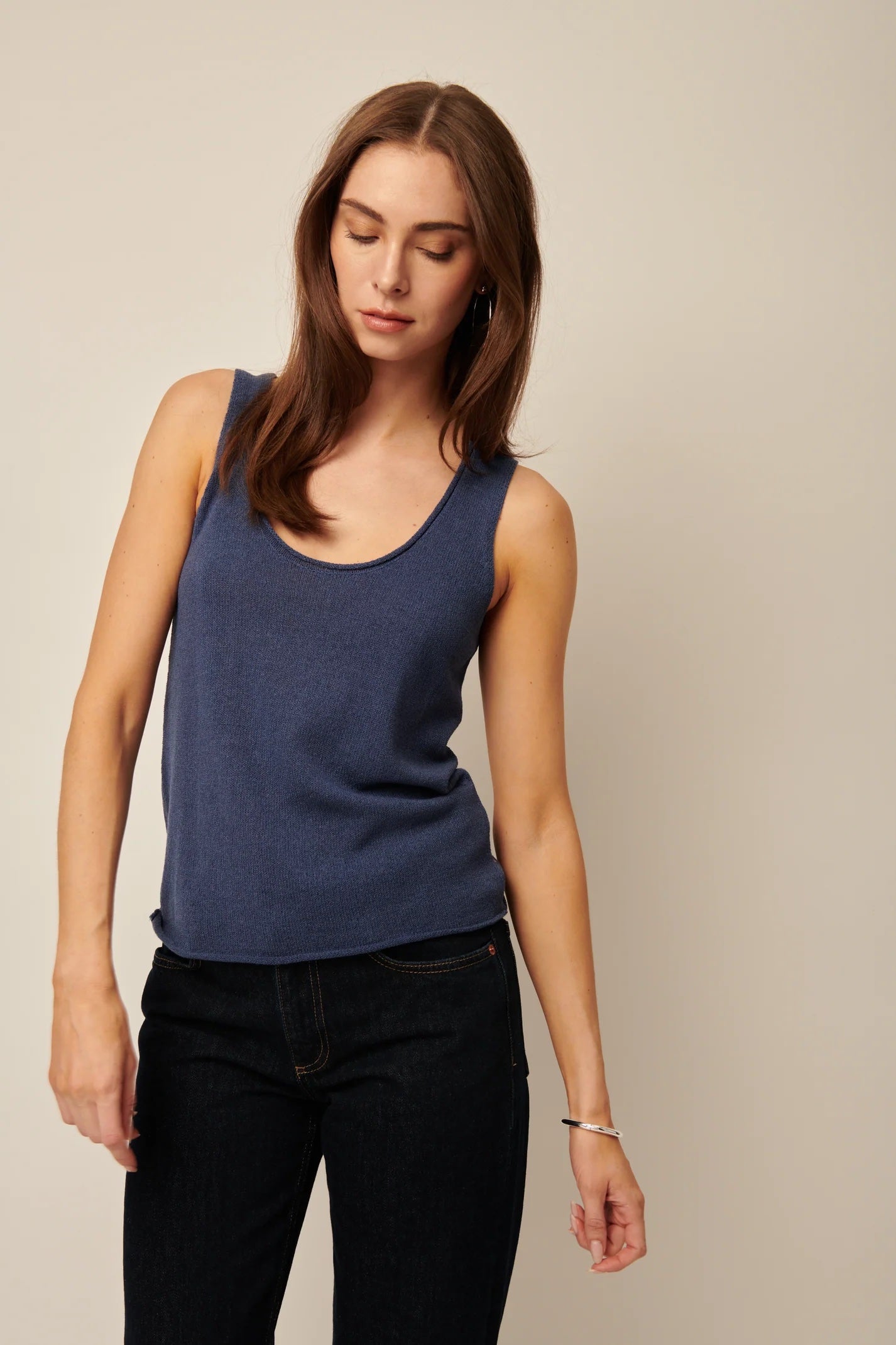 Line the Label McKena Tank - Indigo