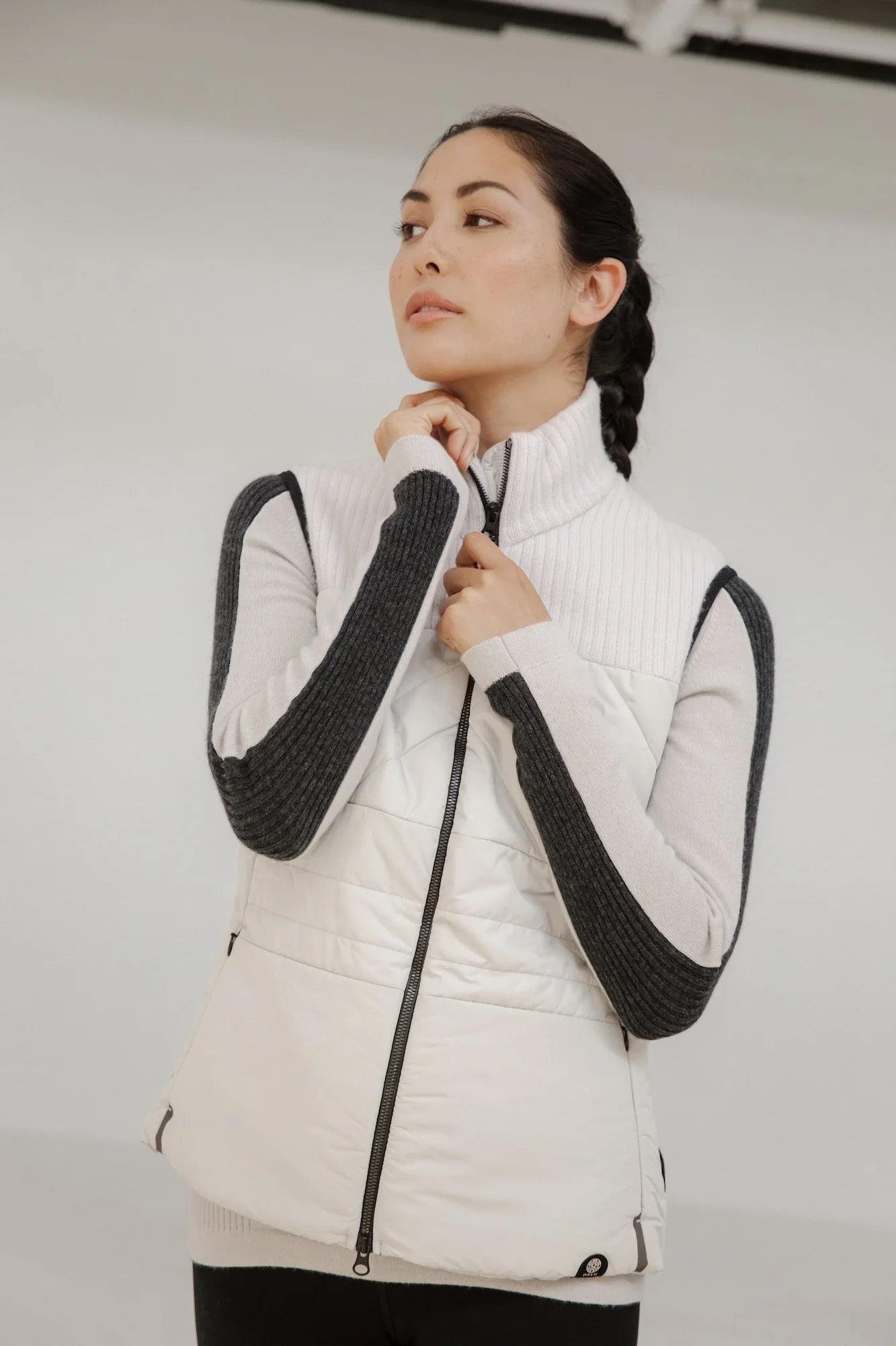 Palu Banff Perfomance Cashmere Vest - Light Grey