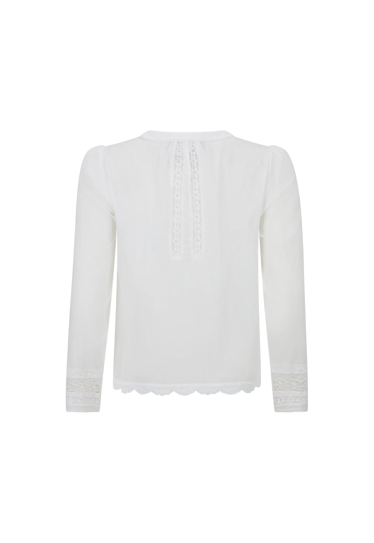 Spell Prairie Long Sleeve Blouse - Antique White