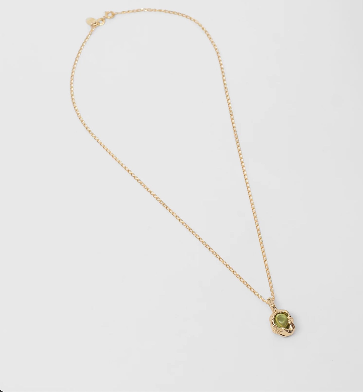 Wolf Circus Edith Necklace - Peridot and Gold