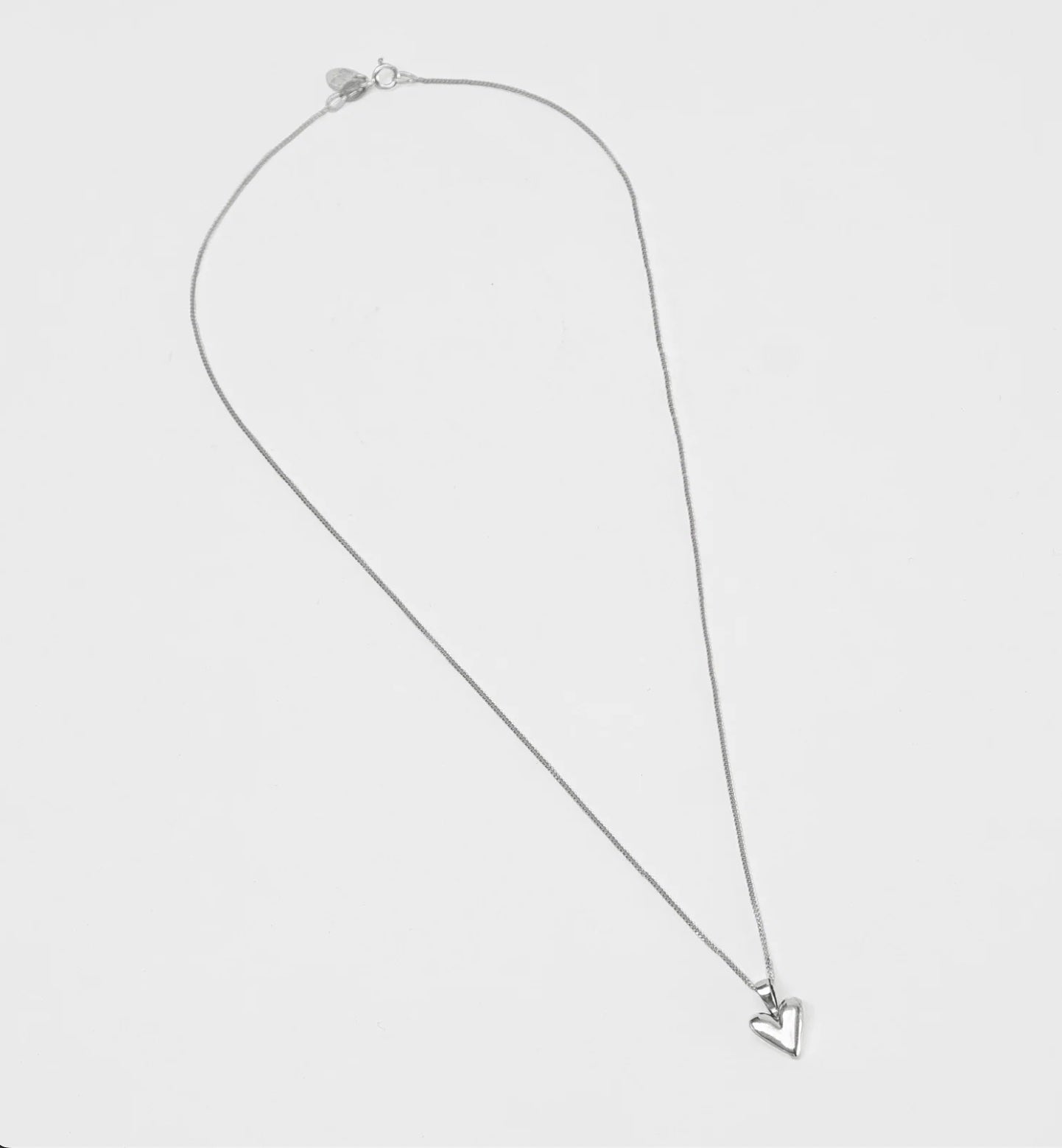 Wolf Circus Baby Heart Necklace - Sterling Silver