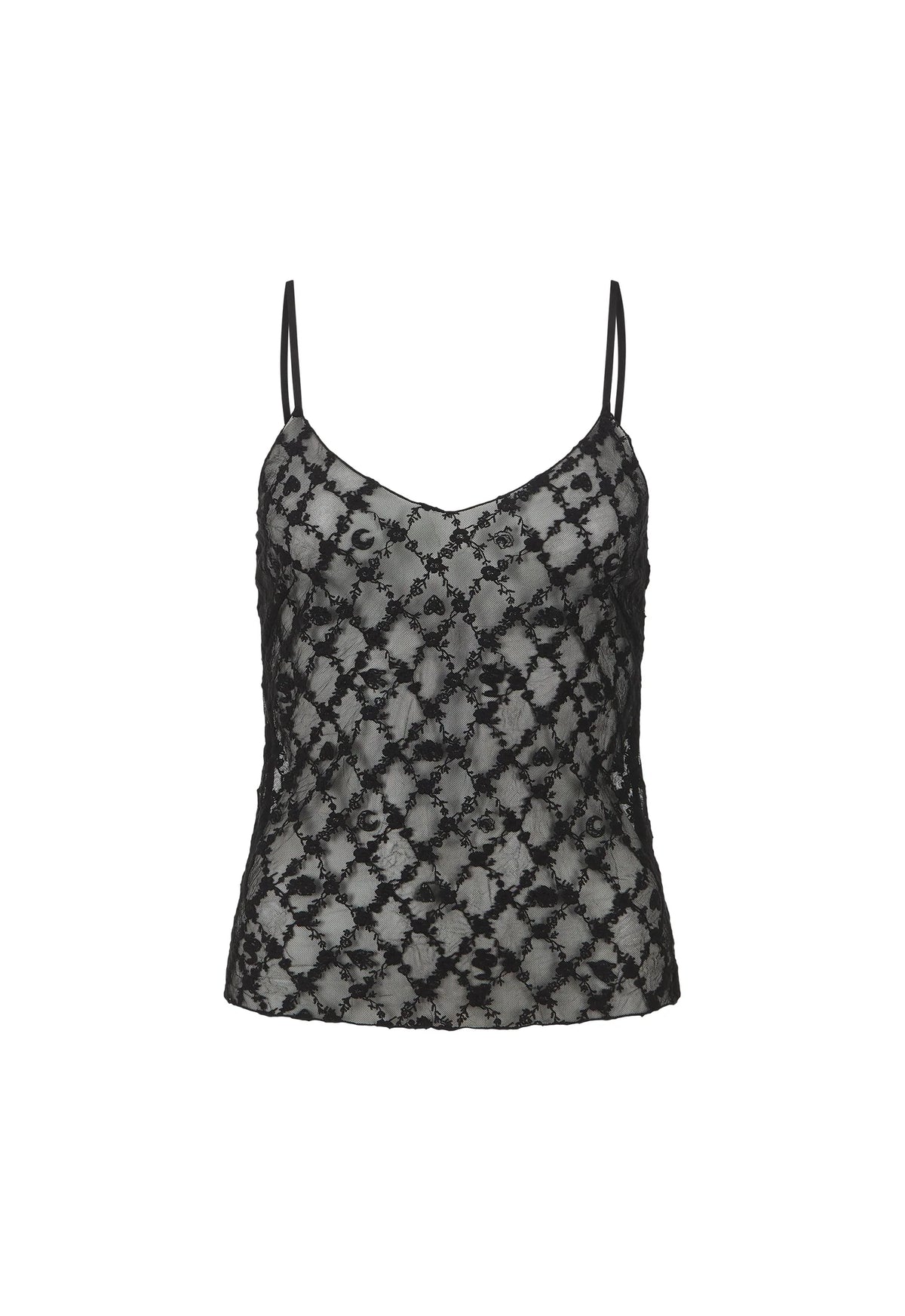 Spell Serpent Lace Cami - Noir