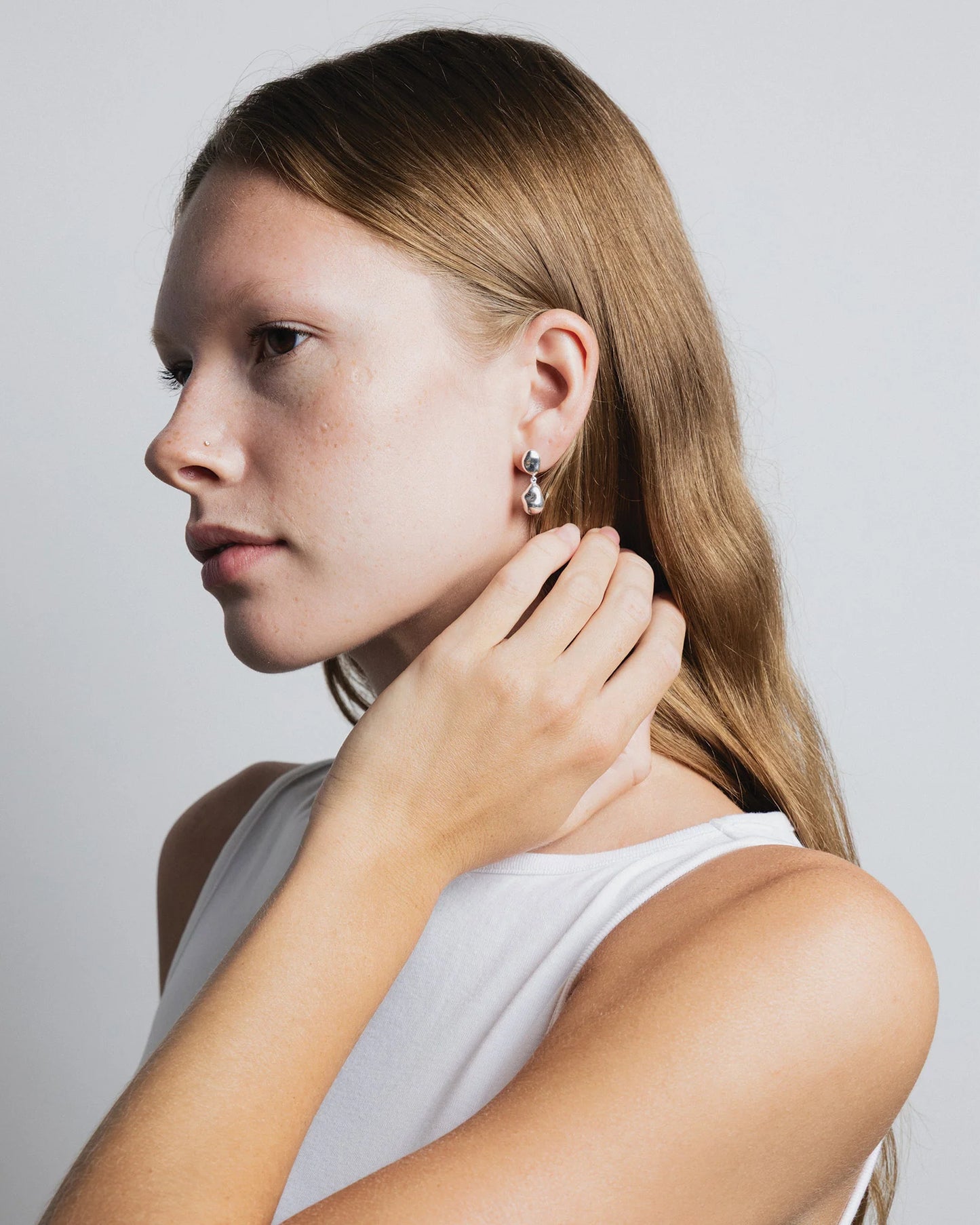 Wolf Circus Pinto Earrings - Silver