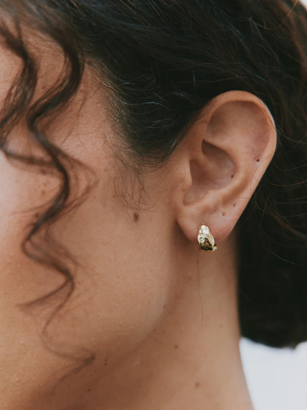 Wolf Circus Small Roden Earrings - Gold
