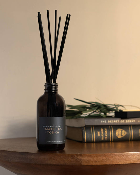 James Street Co. Mate Tea + Tonka Reed Diffuser
