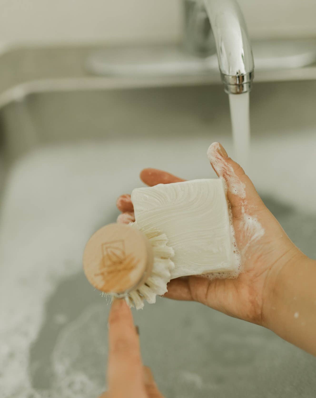 Zero Waste MVMT - Solid Dish Soap Bar - Bergamot + Lime