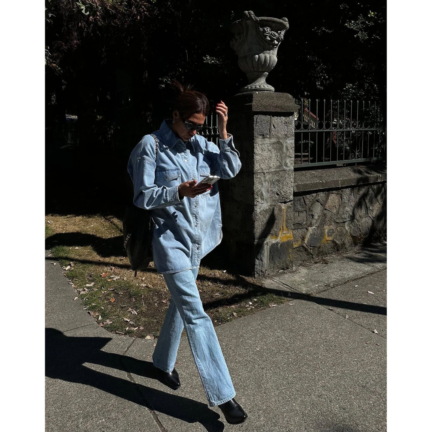 Brunette the Label Shania Denim Jacket - Vintage Denim