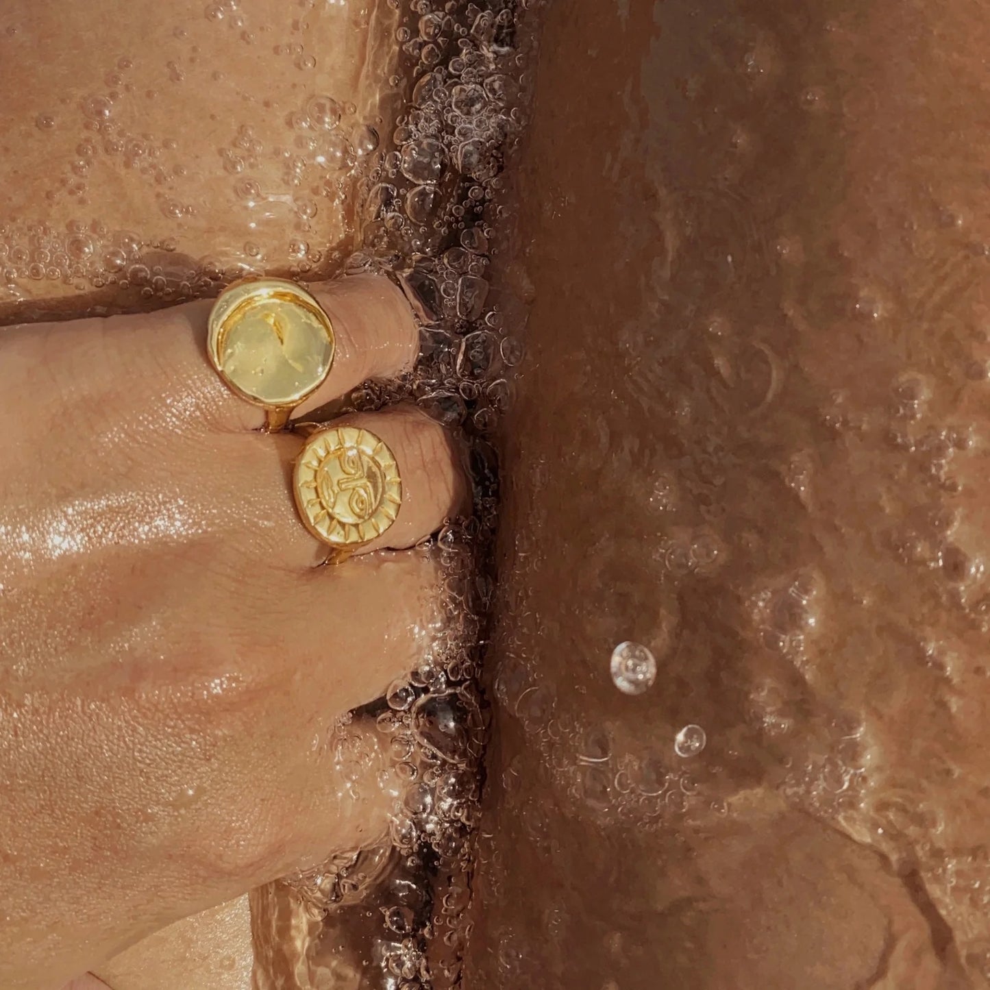 Rauw. Moon Ring