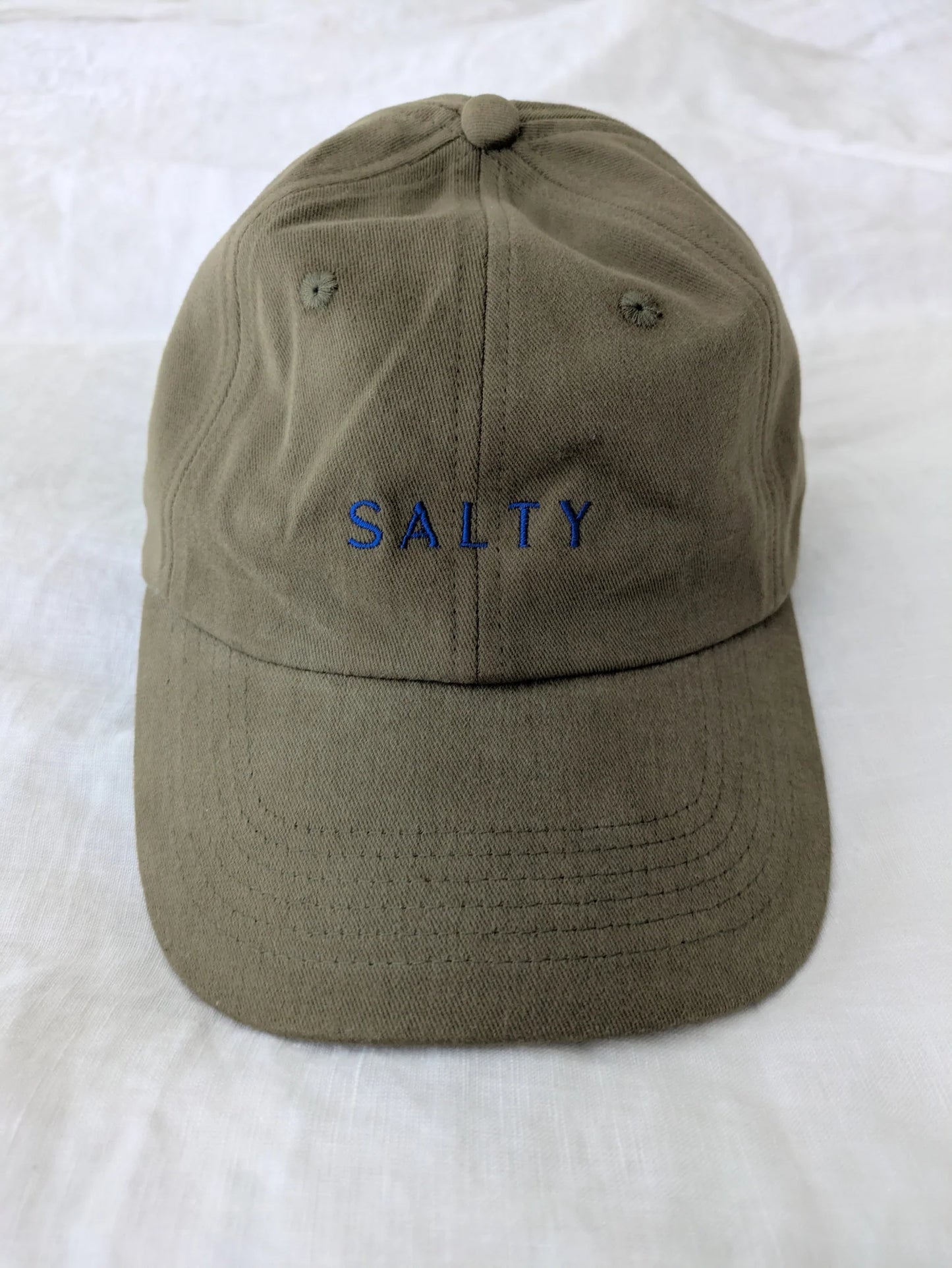 SeaDog Designs Organic Cotton Cap in Khaki - Salty