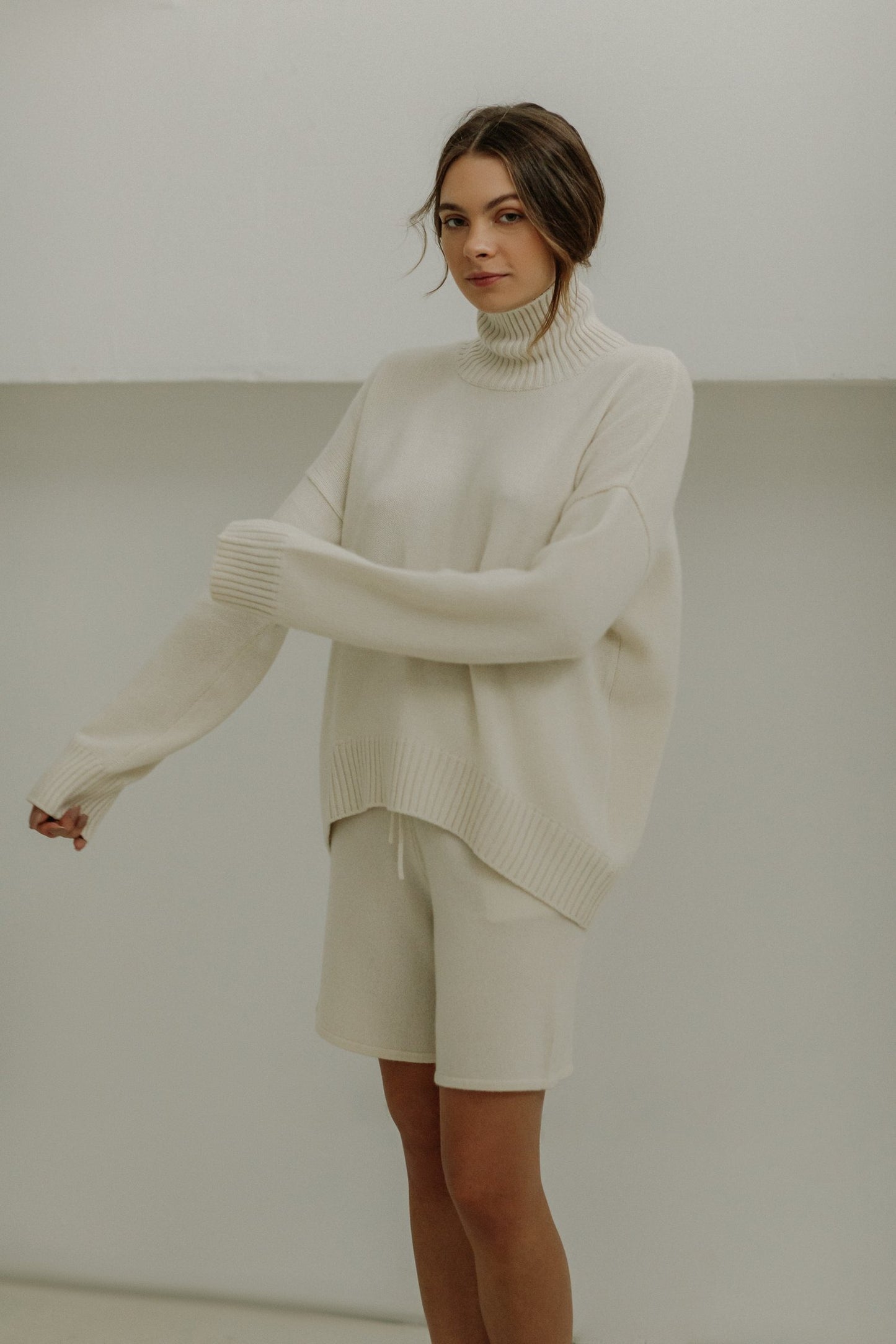 Barefoot Nomad Organic Cashmere Poncho Sweater