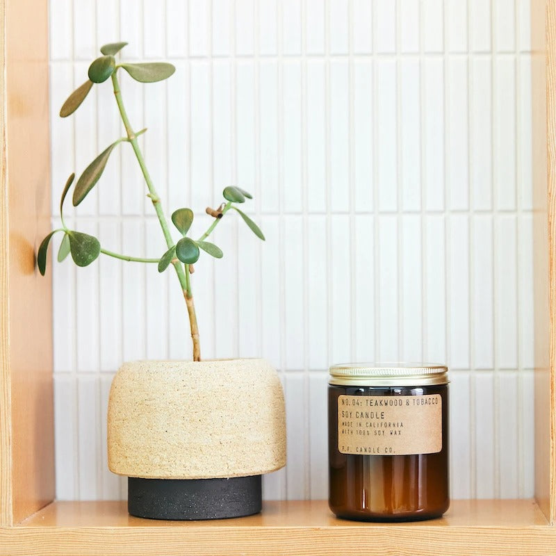 P.F. Candle Co. Teakwood & Tobacco– 7.2 oz Soy Candle