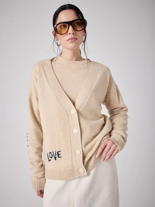 Rose Cashmere Cardigan