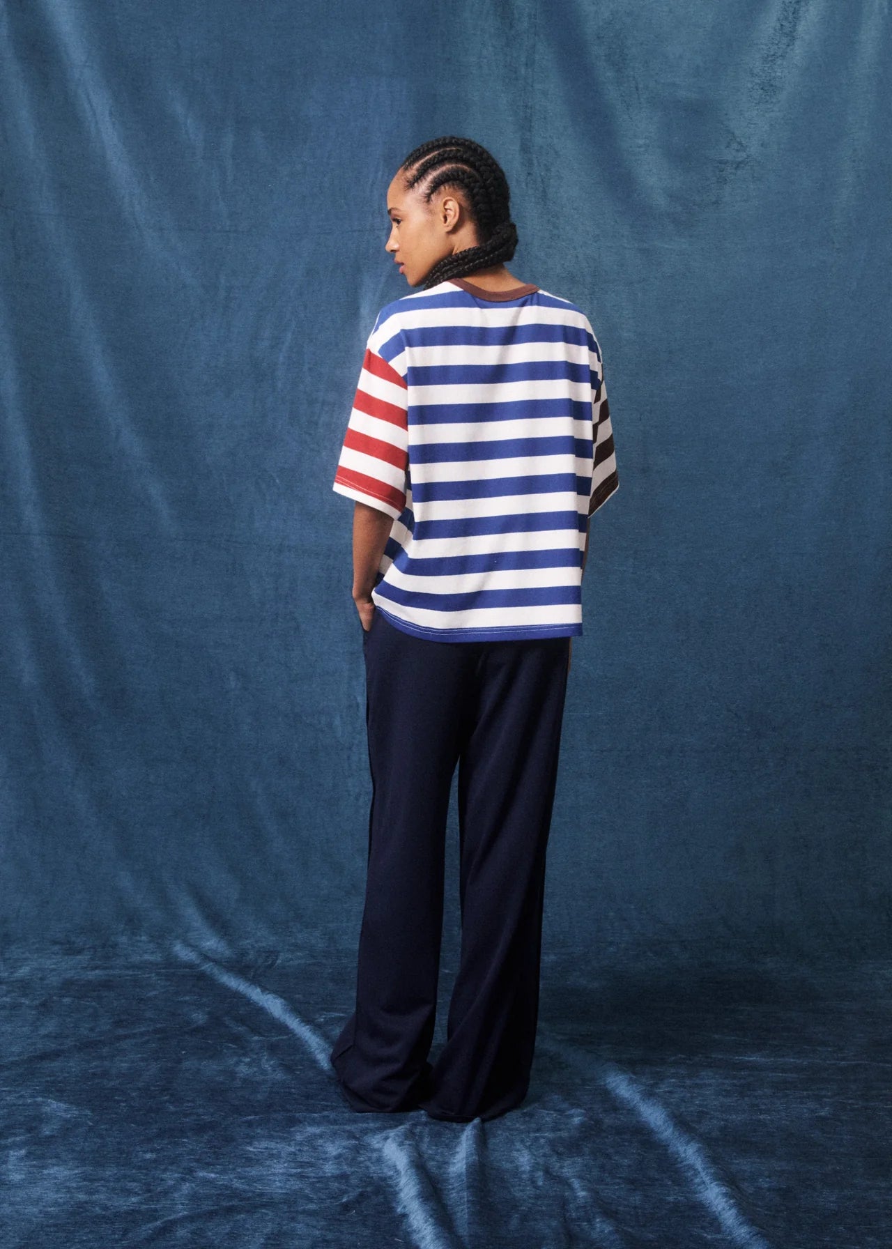 Frnch Wells Marine Blue Pants