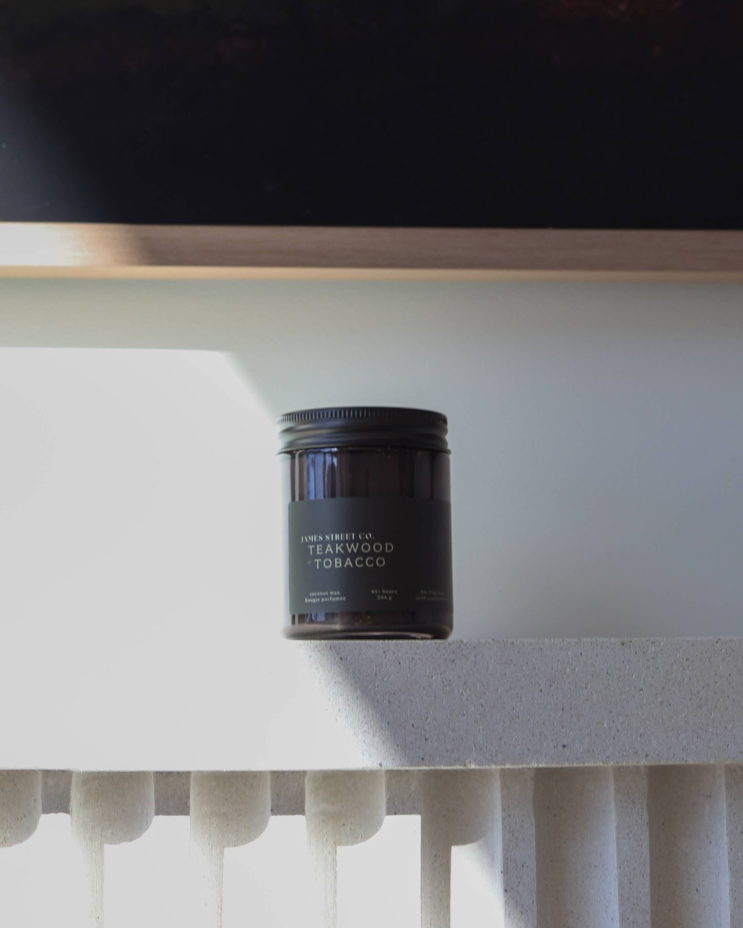 James Street Co. Teakwood + Tobacco Candle - 8oz