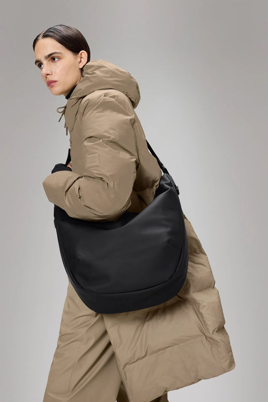 RAINS Valera Large Shoulder Bag - Black