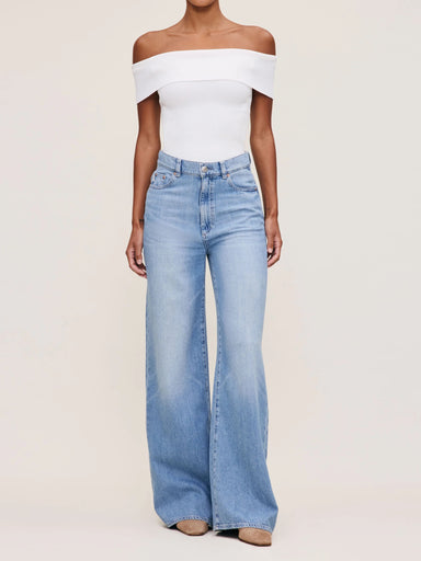 DL1961 Hepburn Wide Leg - River Bank