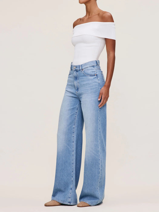 DL1961 Hepburn Wide Leg - River Bank