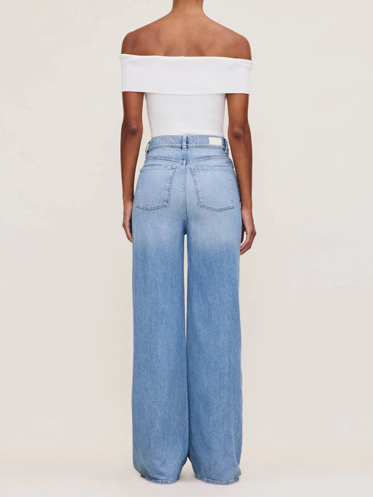 DL1961 Hepburn Wide Leg - River Bank