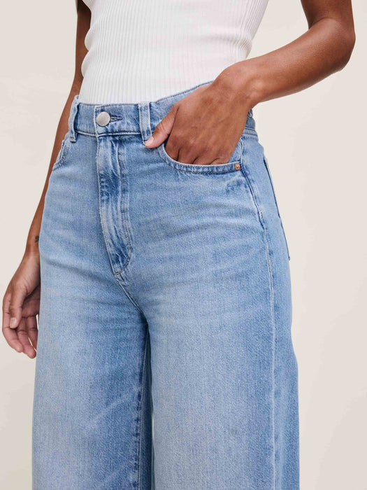 DL1961 Hepburn Wide Leg - River Bank