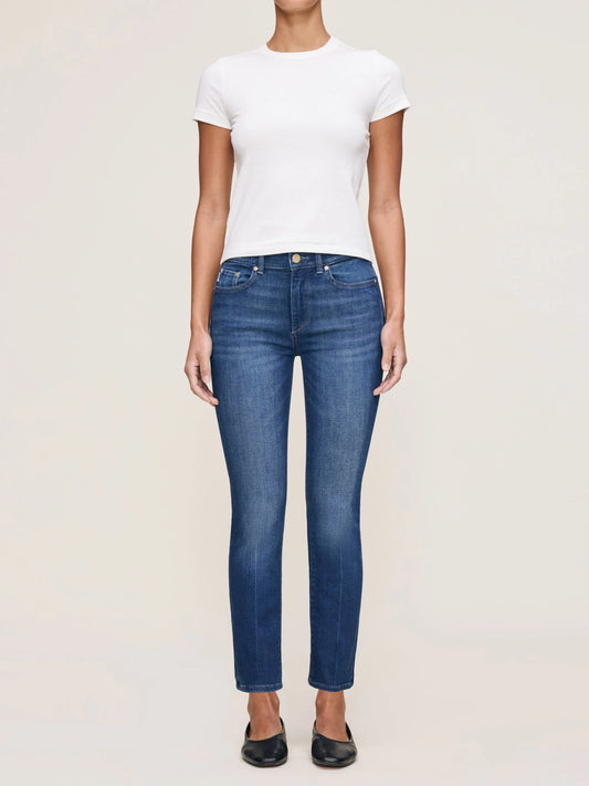 DL 1961 Mara Straight Leg Ankle Jeans - Santa Monica