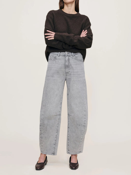 DL 1961 Miro Barrel High Rise Jeans - Storm Cloud