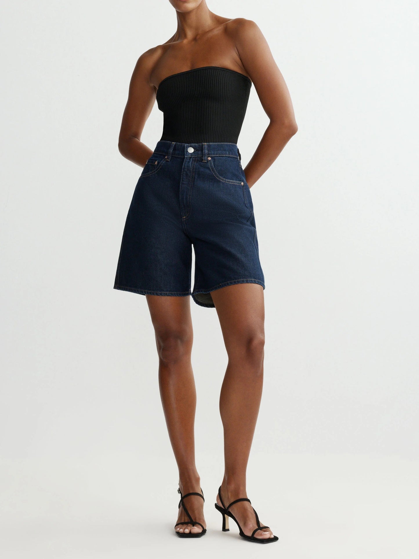 DL 1961 Taylor Relaxed Short High Rise - Night Out