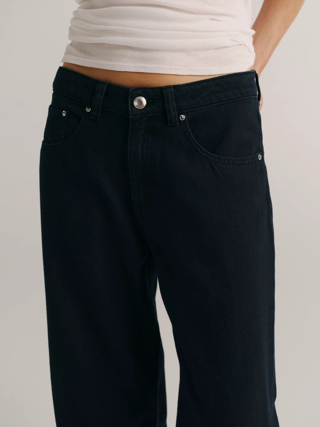 DL 1961 Alex Wide Leg Mid Rise 32" - Nightfall Aura
