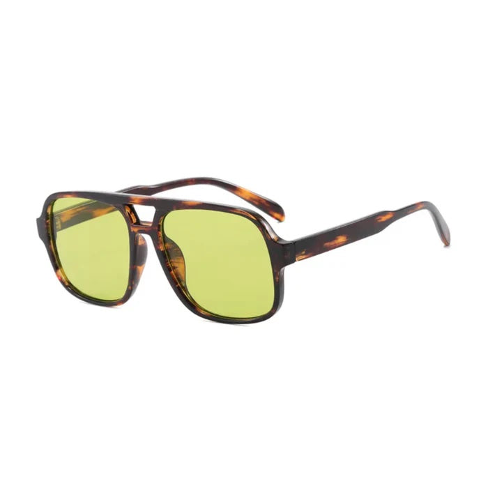Shady Lady Maddy II Sunglasses - Tortoise/ Lime