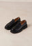 Dexter Black Leather Loafers - Black