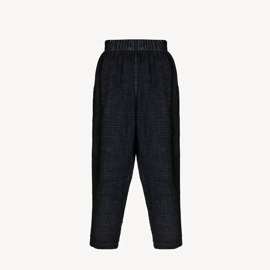 Crinkle Slouchy Pants - Black